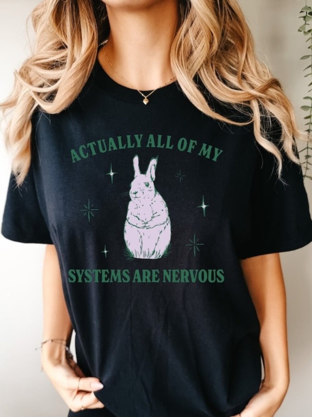 Actually All Of My Systems Are Nervous Shirt, Funny Meme Tee